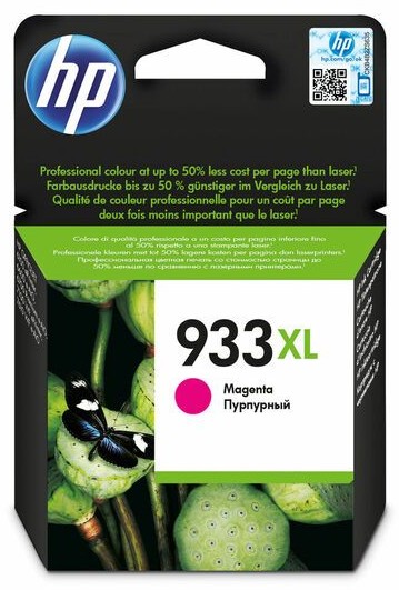 HP Mustepatruuna No 933XL magenta suurtuotto