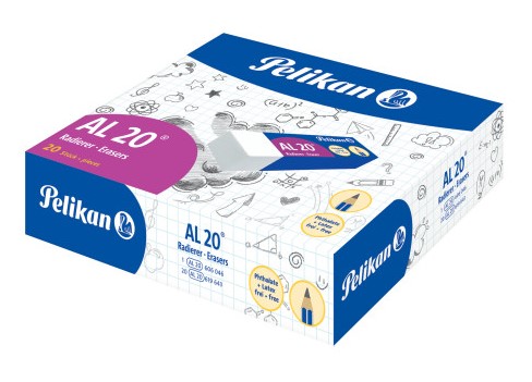 PYYHEKUMI AL 20 65X21X12 MM VALKOINEN PELIKAN - Image 2