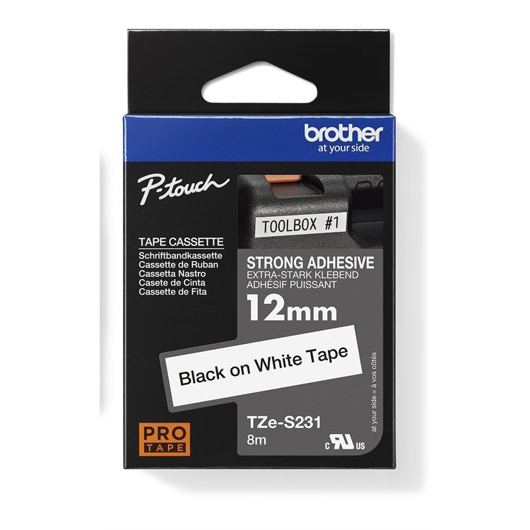 BROTHER 12MM/8M TARRANAUHA MU/VA TZE-S231, STRONG