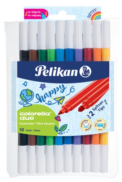 HUOPAKYNÄT 10 KPL COLORELLA DUO KAKSIPÄINEN PELIKAN (1 mm + 2 mm)