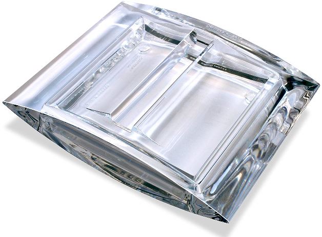 VIESTILAPPUTELINE 75X75 MM KIRKAS Z-viestilapulle