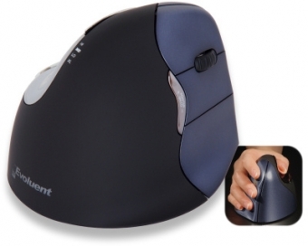 Pystyhiiri Evoluent V4 langaton ergonominen, oikeakätinen