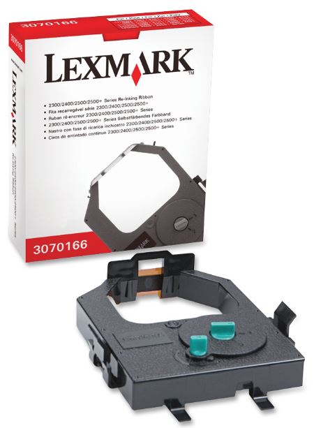 Lexmark 23xx/24xx/25xx musta värinauha, nylon