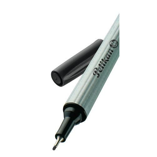 KUITUKÄRKIKYNÄ 0,4 MM MUSTA PELIKAN