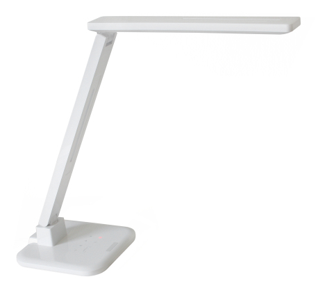 Työpistevalaisin LED D61H Valkoinen, USB-laturilla