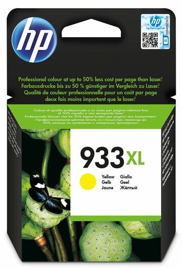 HP Mustepatruuna No 933XL keltainen suurtuotto