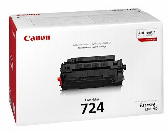 Canon LBP6750dn/LBP6780x musta värikasetti CRG-724 6K