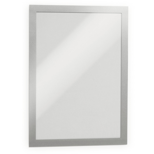 Duraframe A4 hopea Pakkauksessa 2kpl, hopea reuna, Durable