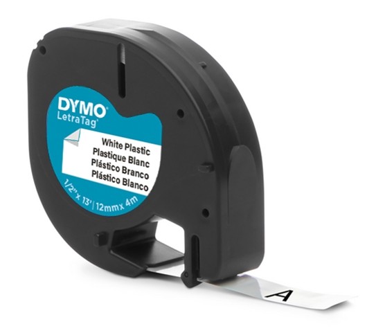 Dymo Letratag 12MMX4M MU/VA 91221 - Image 2