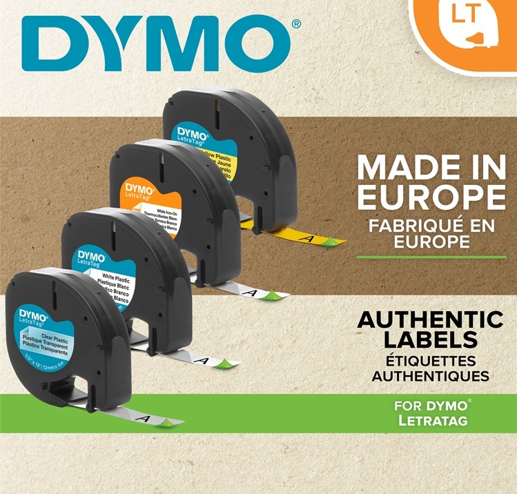 Dymo Letratag 12MMX4M MU/VA 91221 - Image 4
