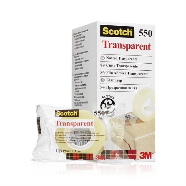 Yleisteippi 19 mm x 33 m 3M Scotch 550