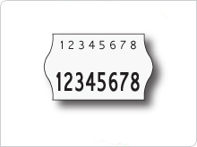 Hinnoitteluetiketti 26×16 mm valkoinen irtoava