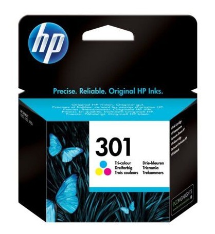 HP No 301 3-väri mustepatruuna HO Deskjet 1000/1050 All-InOne
