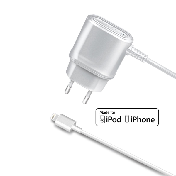 Celly Verkkolaturi Apple Mfi Lightning 220V