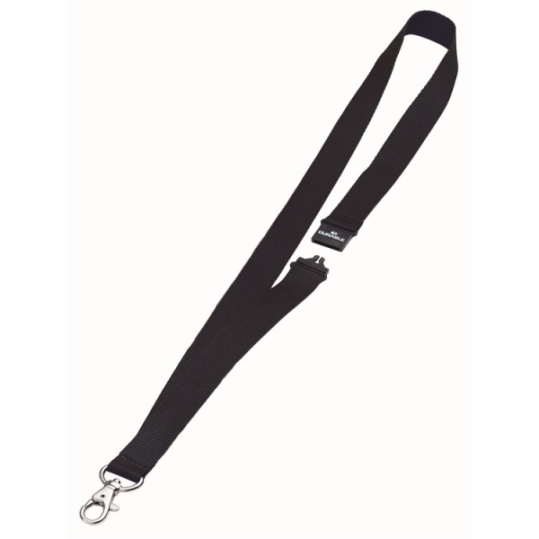 Turvakaulanauha musta 20 mm Durable 8137, 10kpl/pak