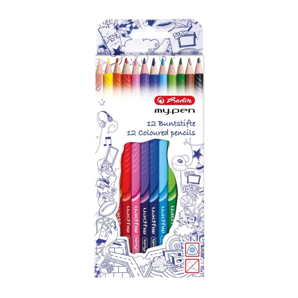 PUUVÄRIT 12 KPL KOLMIKULMA MY.PEN FSC