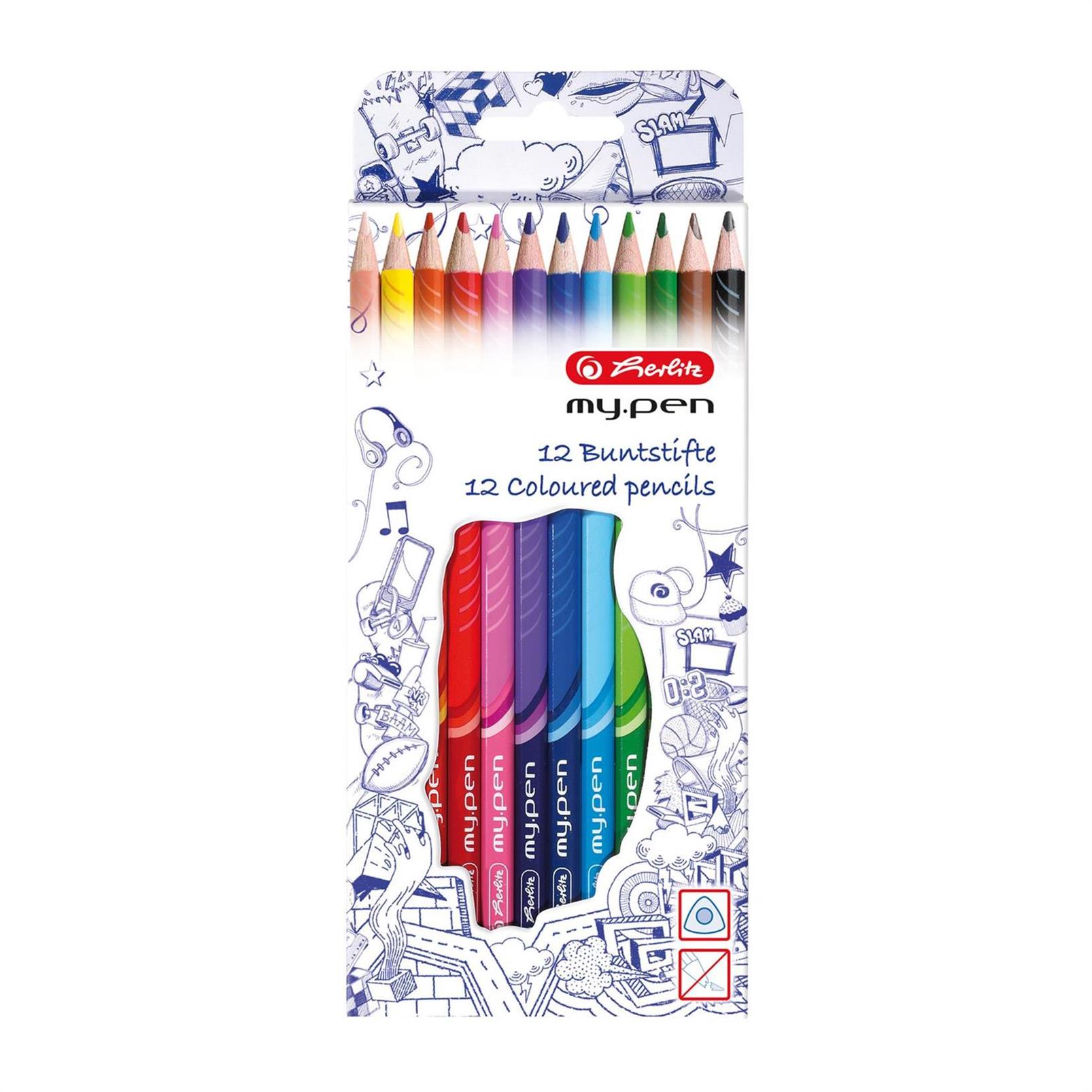 PUUVÄRIT 12 KPL KOLMIKULMA MY.PEN FSC