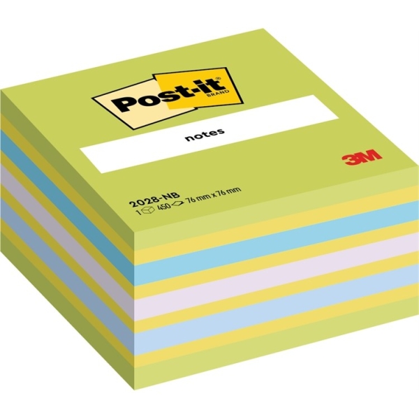 Viestilappukuutio neon 76x76mm 3M Post-it (2028-NB)