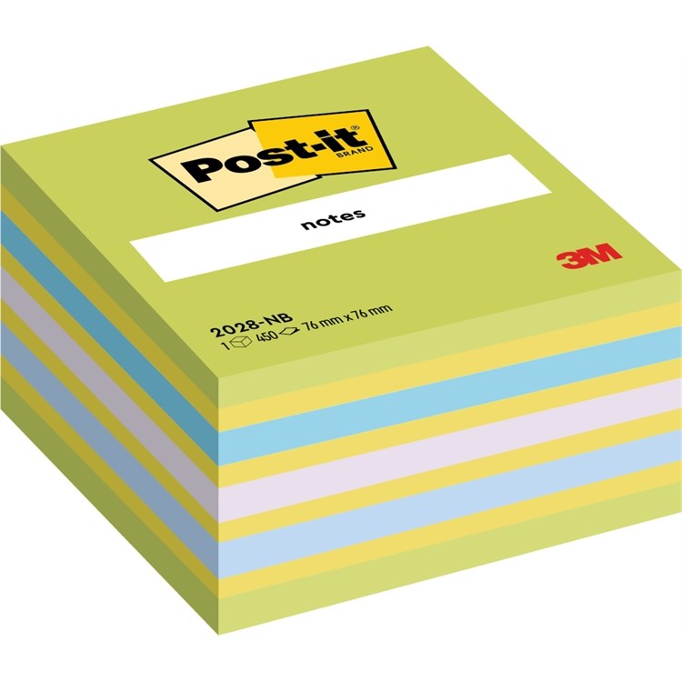 Viestilappukuutio neon 76x76mm 3M Post-it (2028-NB)