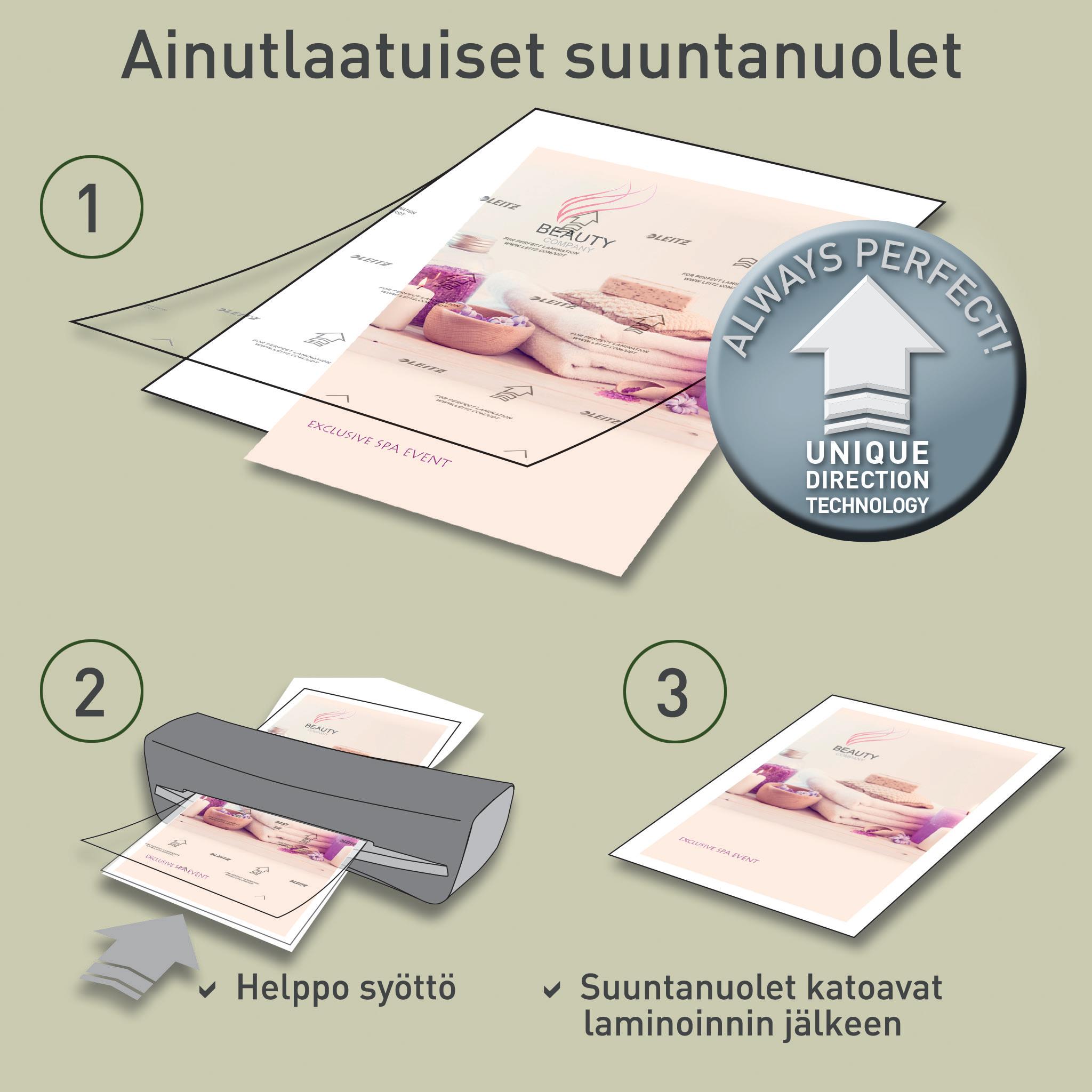 Laminointitasku A4 /100 kpl, 125 mic, kirkas, Leitz - Image 12