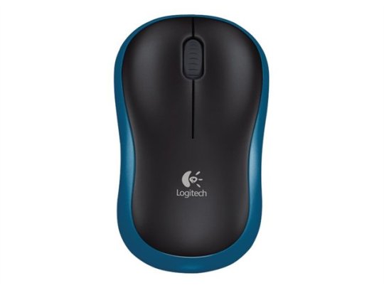 Hiiri Logitech M185, langaton optinen, sininen