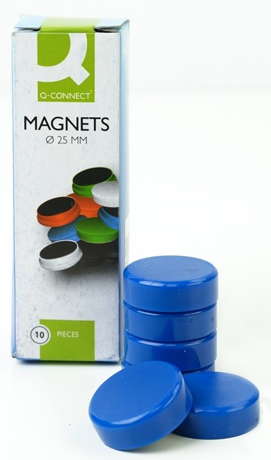 Magneetti 25mm sininen. 10kpl/pak