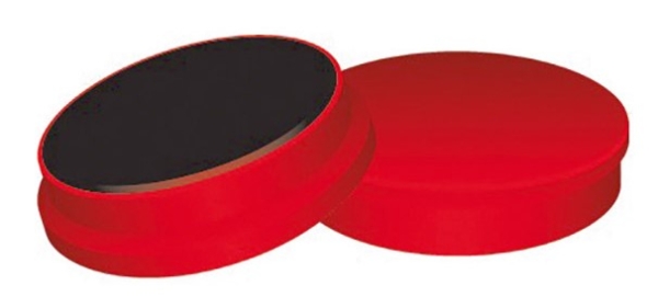 Magneetti 25mm punainen.10kpl/pak,
