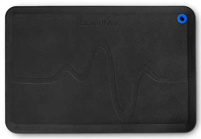 Työpistematto StandMat Tummanharmaa 745x495x24 mm