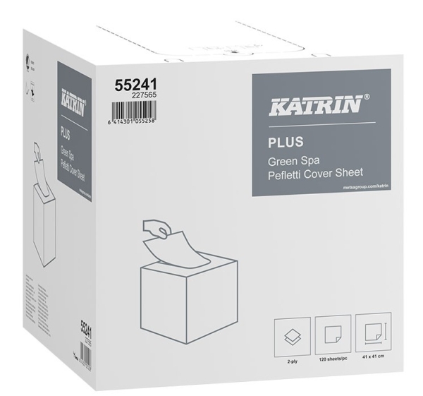 Laudesuoja arkki 2-krs, Katrin Green, 120 arkkia (Peflettiarkki)
