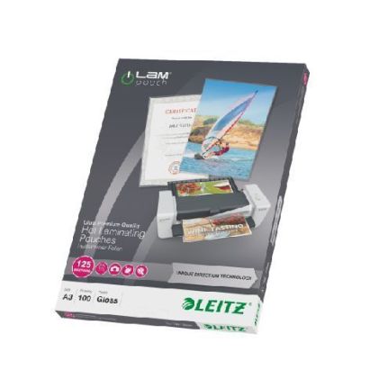Laminointitasku A3/100 kpl, 125 mic, kirkas, Leitz
