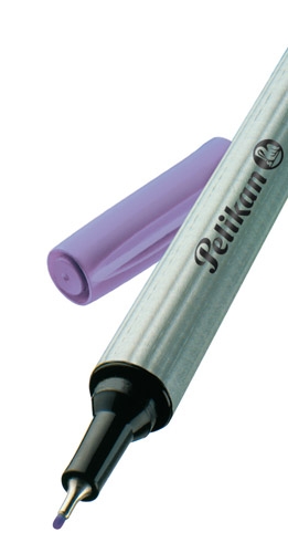 KUITUKÄRKIKYNÄ 0,4 MM VIOLETTI PELIKAN