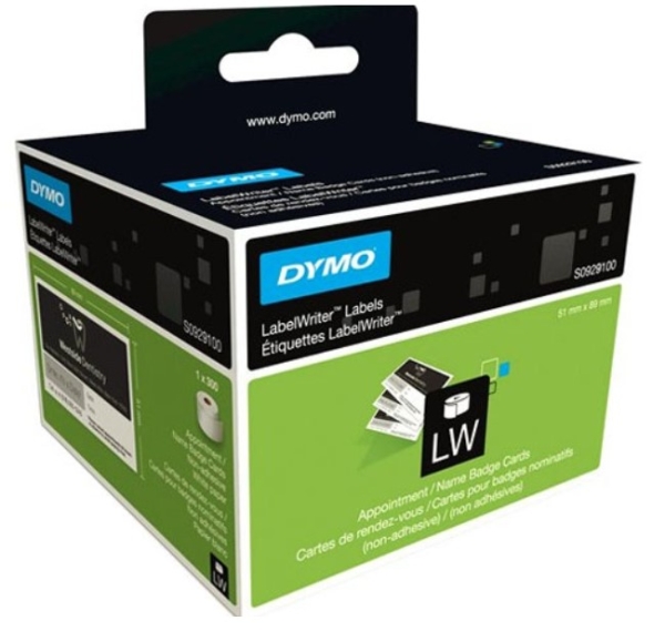 Dymo LW nimilapputarra, liimaton 51mm x89mm 300 kpl