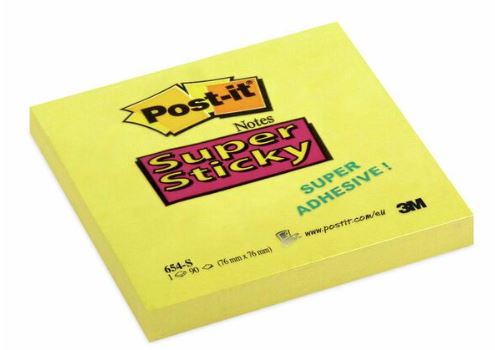 Viestilappu 76x76, 6x90kpl SuperSticky, keltain. 3M Post-it - Image 2