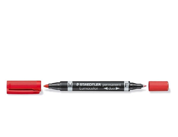 MERKINTÄTUSSI DUO 0,6/1,5 MM PUNAINEN STAEDTLER 348