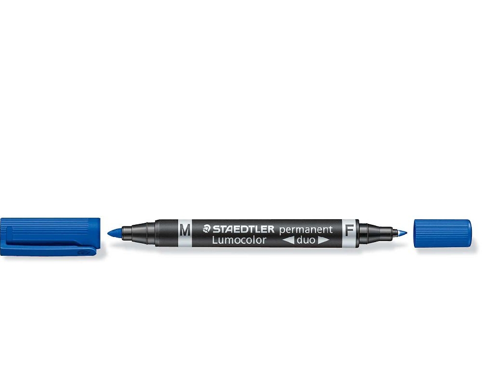 MERKINTÄTUSSI DUO 0,6/1,5 MM SININEN STAEDTLER 348