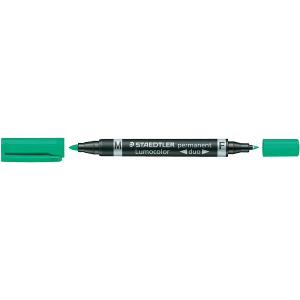 MERKINTÄTUSSI DUO 0,6/1,5 MM VIHREÄ STAEDTLER 348-5