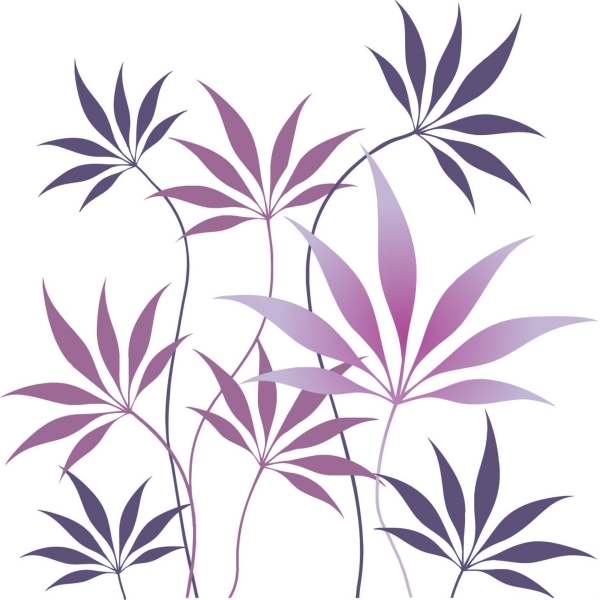 SERVETTI 33 CM – Purple fern