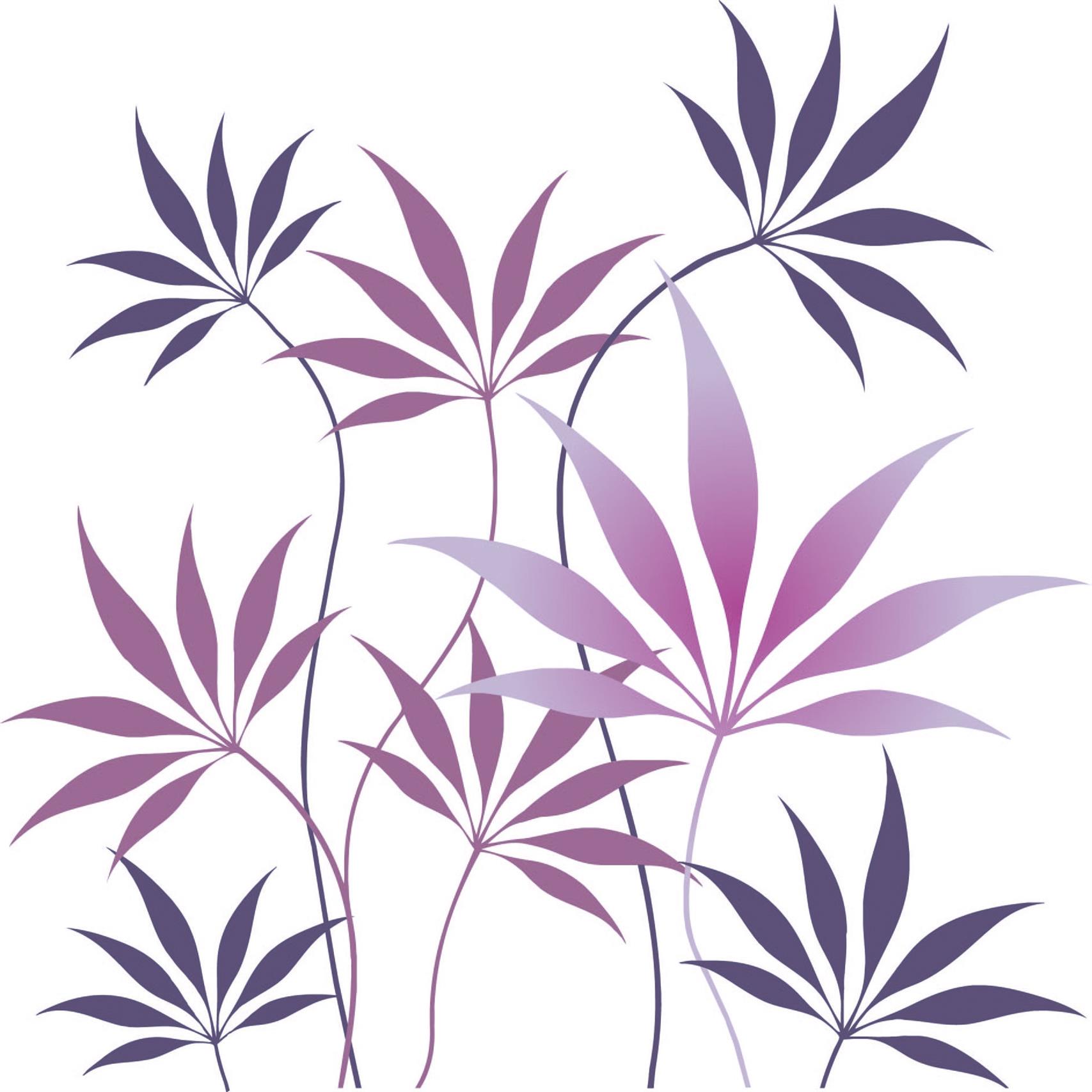 SERVETTI 33 CM - Purple fern