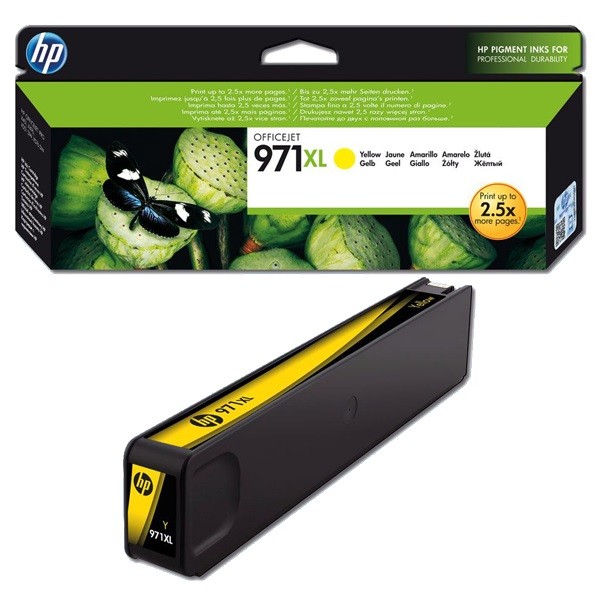 HP No 971XL keltainen suurtuotto mustepatruuna