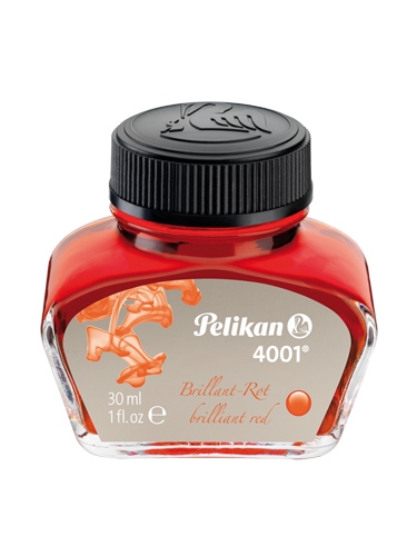 TÄYTEKYNÄN MUSTE 30 ML PUNAINEN PELIKAN