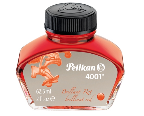 TÄYTEKYNÄN MUSTE 62,5 ML PUNAINEN PELIKAN