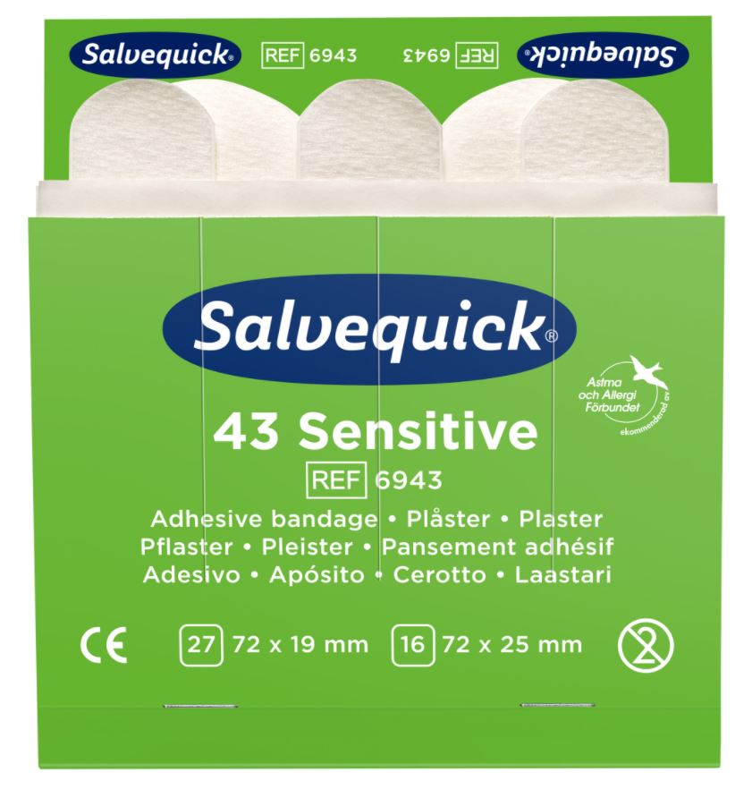 SALVEQUICK SENSITIVE KUITUKANGASLAASTARI 6 KASETTIA 6943 - Image 2