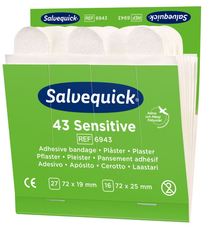 SALVEQUICK SENSITIVE KUITUKANGASLAASTARI 6 KASETTIA 6943 - Image 3