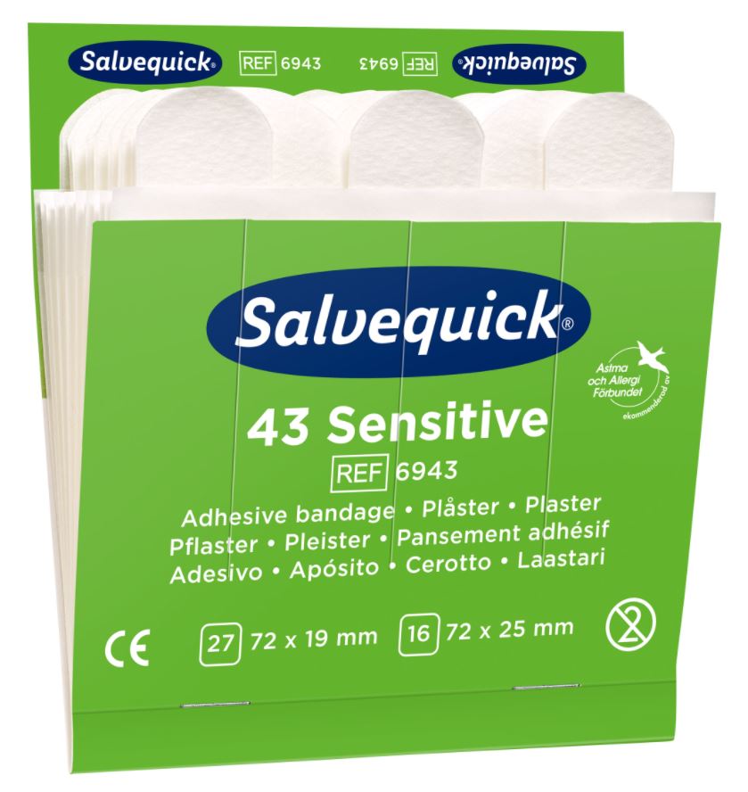 SALVEQUICK SENSITIVE KUITUKANGASLAASTARI 6 KASETTIA 6943 - Image 4