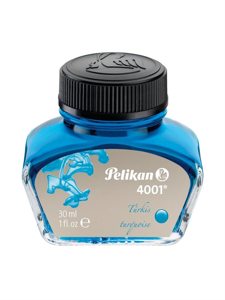 TÄYTEKYNÄN MUSTE 30 ML TURKOOSI PELIKAN