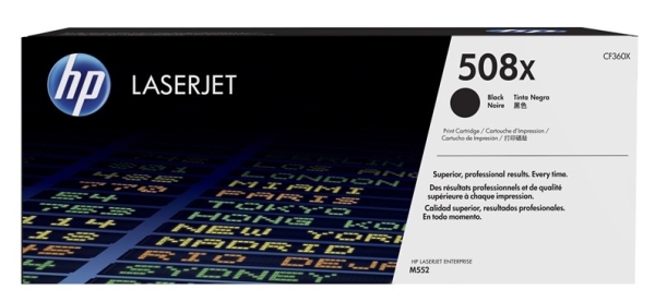 HP 508X CLJ M552/M553 musta värikasetti 12,5K
