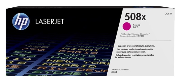 HP 508X CLJ M552/M553 magenta värikasetti 9,5K