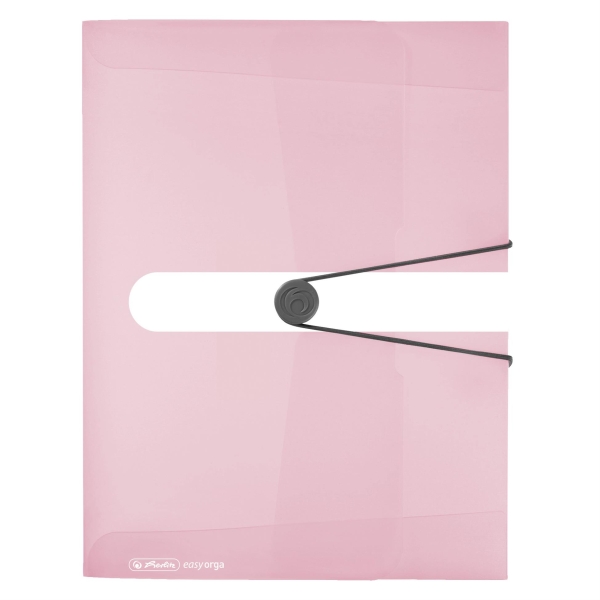 SÄILYTYSKOTELO A4 PP EASY ORGA 4CM PASTEL ROSE
