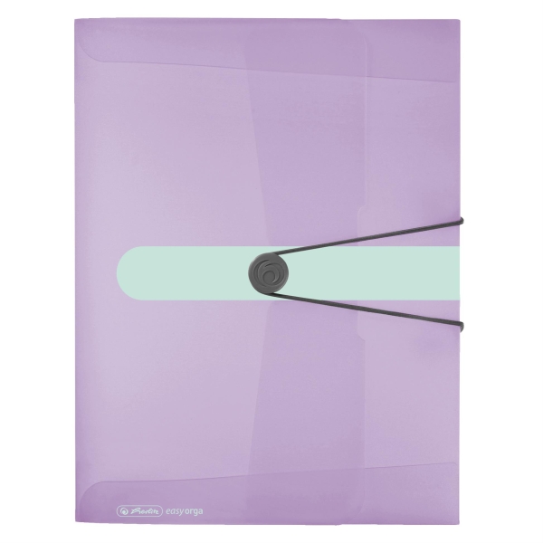 SÄILYTYSKOTELO A4 PP EASY ORGA 4 CM PASTEL LILA