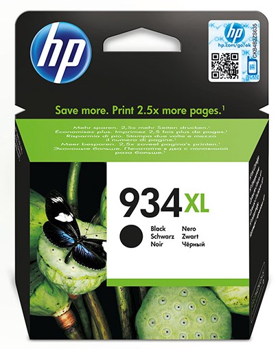 HP No 934XL OJ 6812/6815 musta mustepatruuna 1K